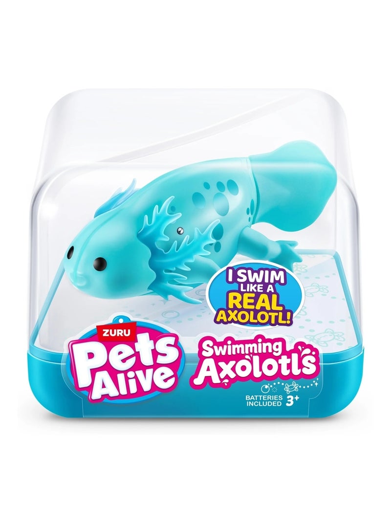 Pets Alive - Axolotls nageur, figurine Bleu - Kiabi