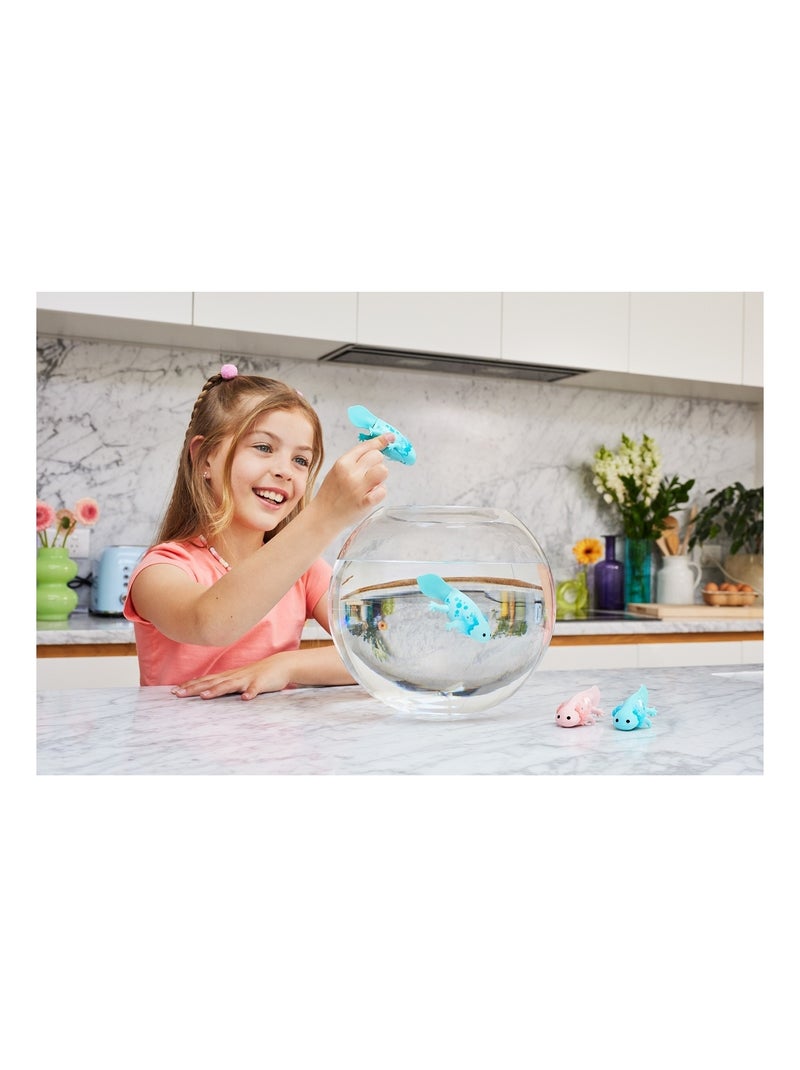 Pets Alive - Axolotls nageur, figurine Bleu - Kiabi