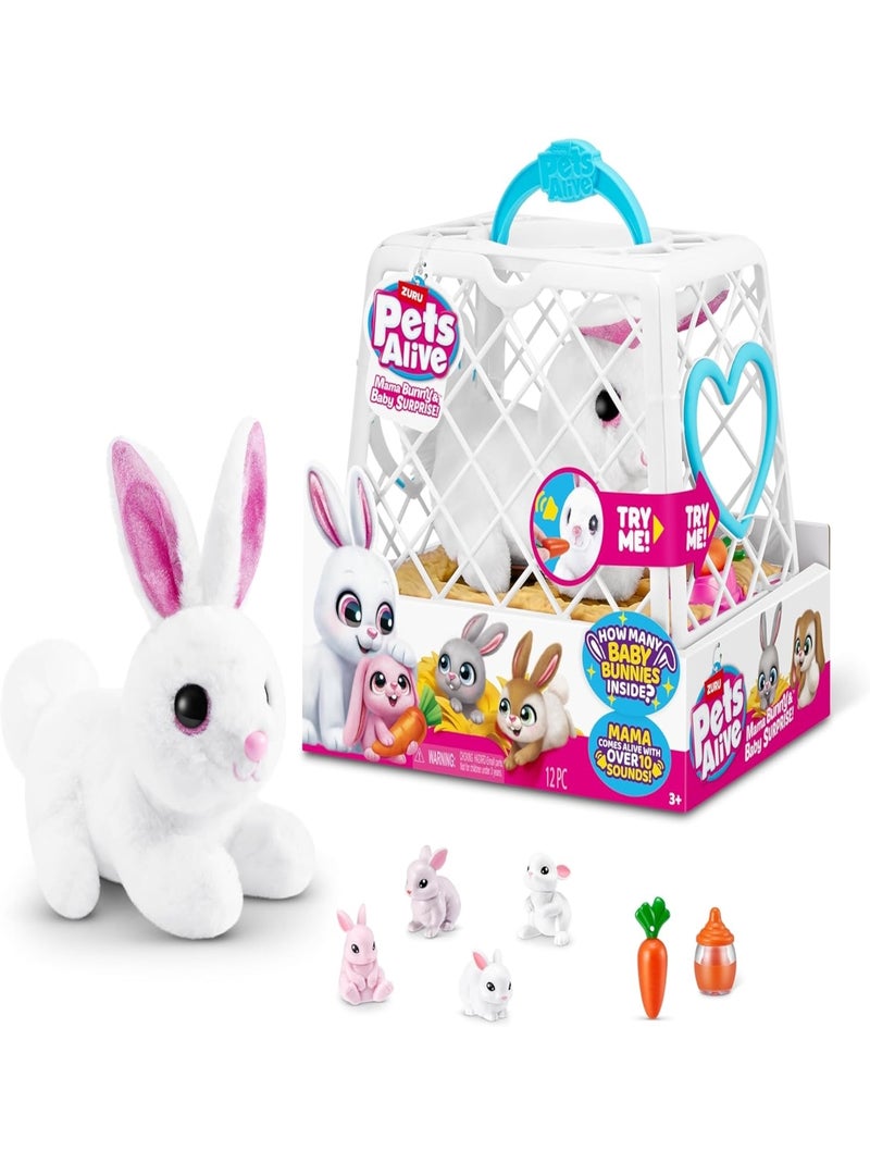 Pets Alive Maman Bunny et Bébé Surprise Multicolore - Kiabi
