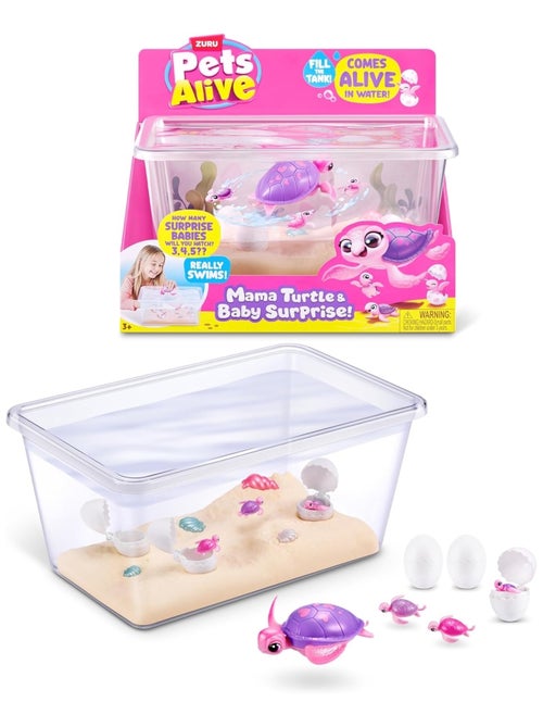 Pets Alive Maman tortue et ses petits - Kiabi
