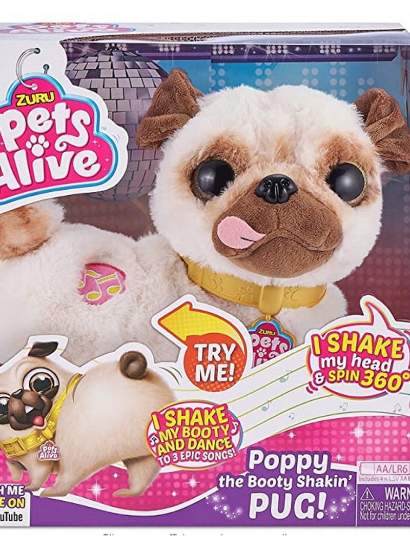 Pets alive poppy le carlin booty shaking Violet - Kiabi