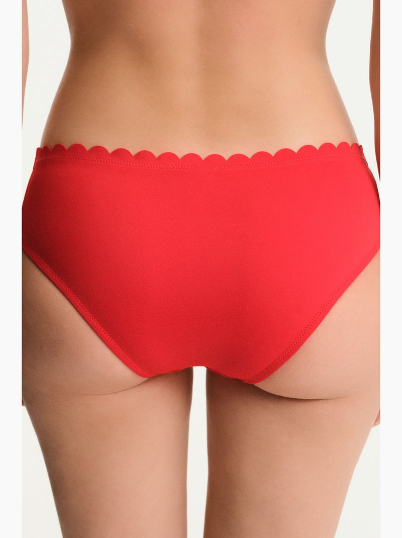 Peyton bas de bikini taille mi-haute penti Rouge - Kiabi