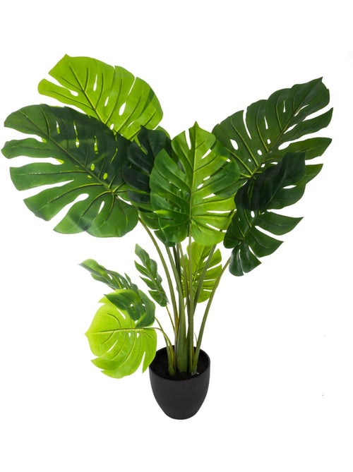 Philodendron monstera artificiel - Kiabi