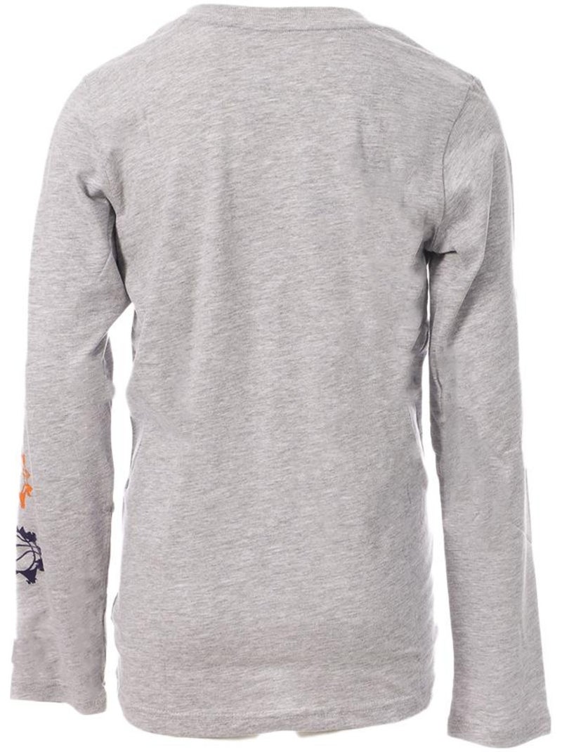 Phoenix Suns T-shirt Manches Longues Garçon NBA Gris Orange - Kiabi
