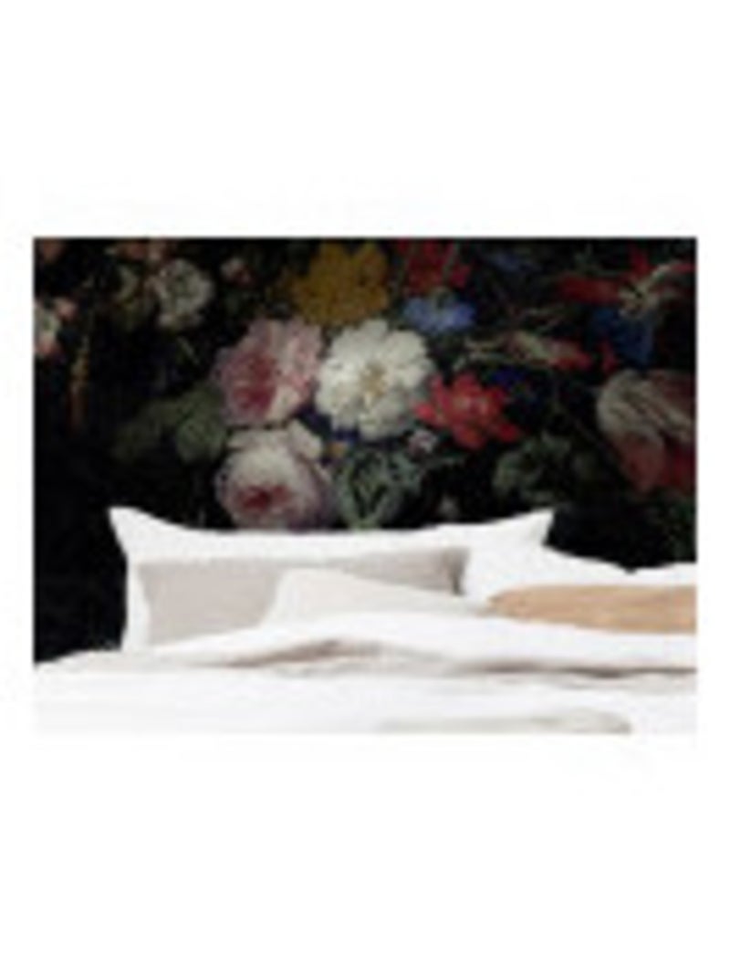 Photo murale - Bouquet De Fleurs  Sombre Multicolore - Kiabi