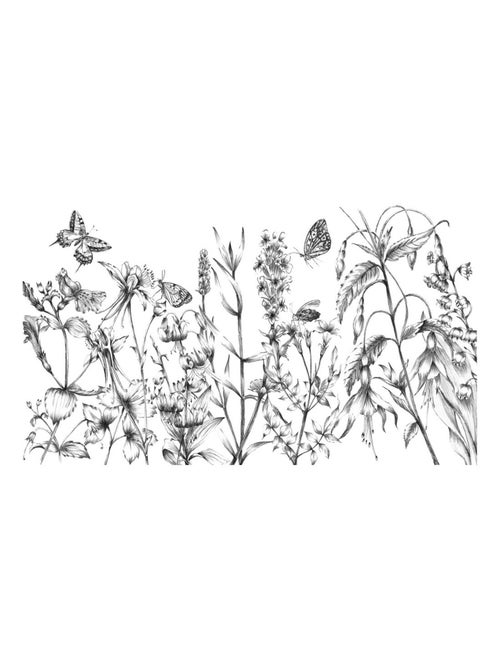 Photo murale -  des Papillons Dans un champ - Kiabi