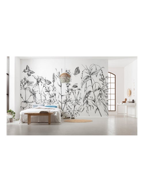 Photo murale -  des Papillons Dans un champ - Kiabi