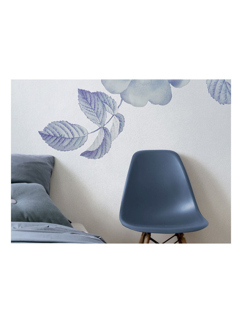 Photo murale - Fleurs Bleues Avec Aura Multicolore - Kiabi