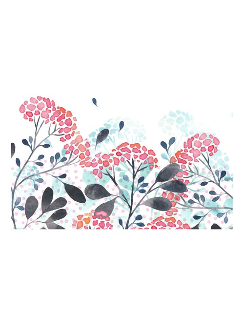 Photo murale - Fleurs multicolores - Kiabi