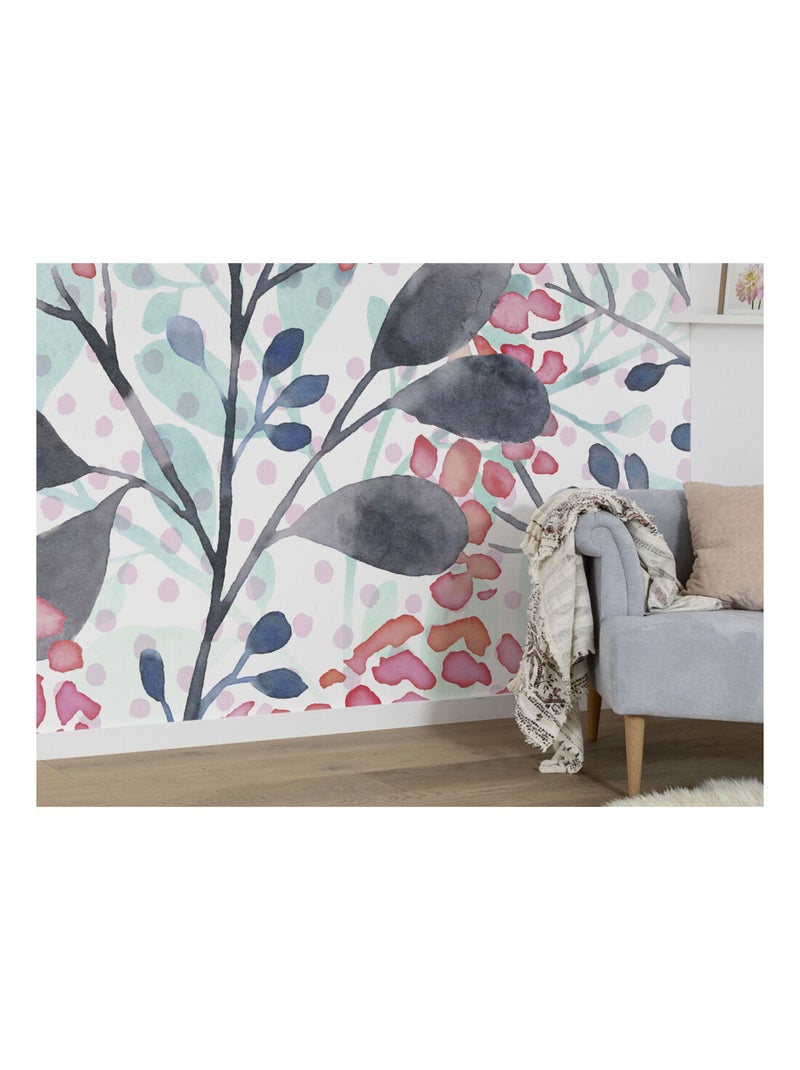Photo murale - Fleurs multicolores Multicolore - Kiabi