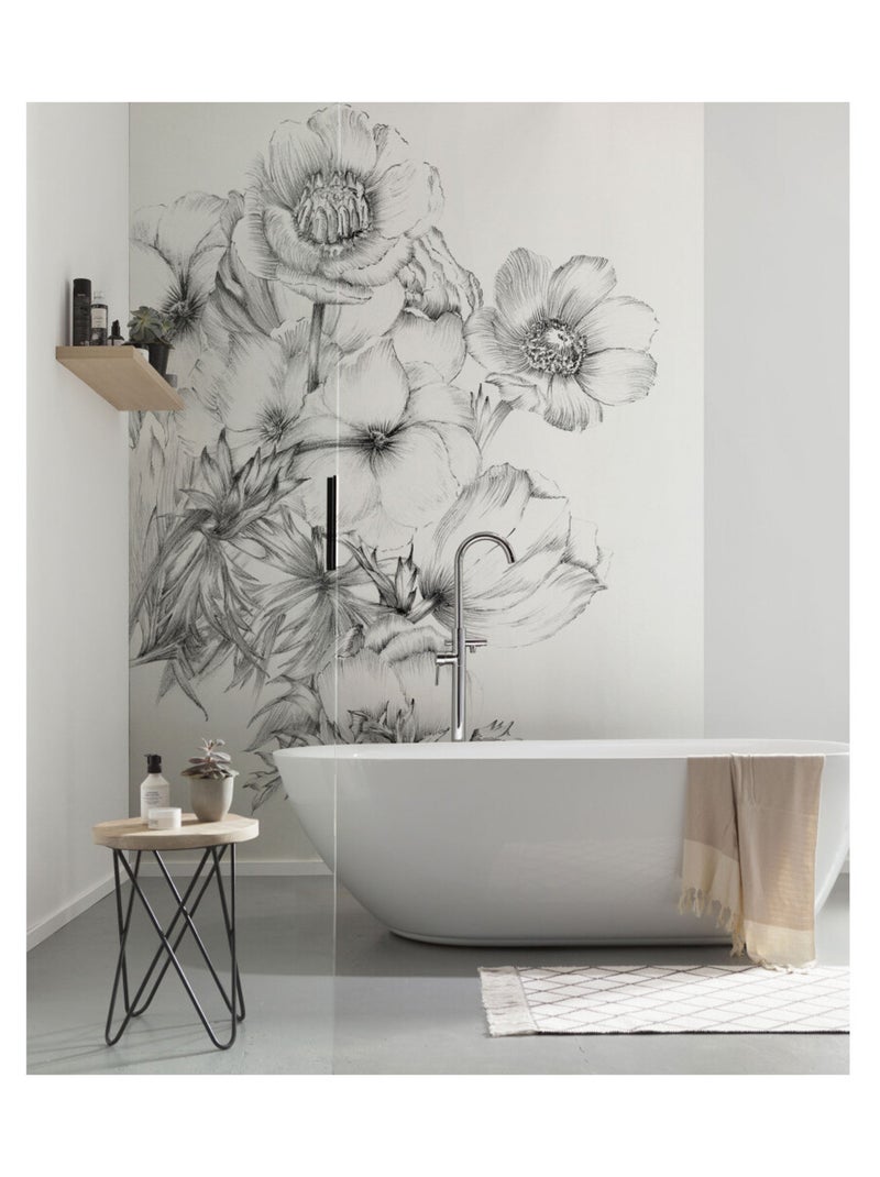 Photo murale - Ornements floraux Multicolore - Kiabi