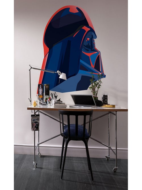 Photo murale autocollante - Tête de Dark Wador Star Wars - Kiabi