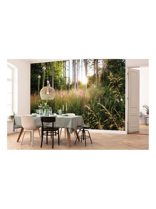 Photo Murale Intissé - Clairière Fleurie - Kiabi