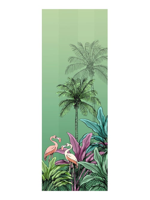 Photo Murale Intissé - Flamant Rose Sous Les Palmiers - Kiabi