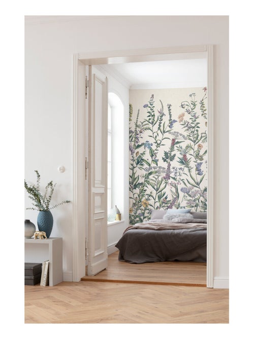 Photo Murale Intissé - Fleurs à Longue Tiges - Kiabi