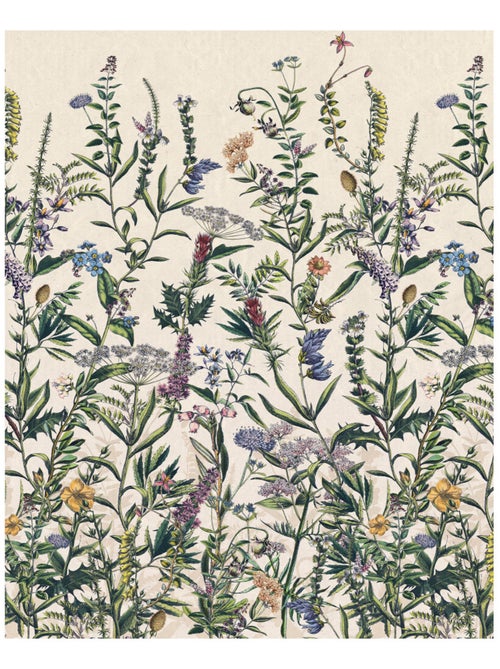 Photo Murale Intissé - Fleurs à Longue Tiges - Kiabi