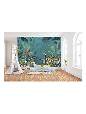 Photo Murale Intissé - Jungle Tropical et Animaux
