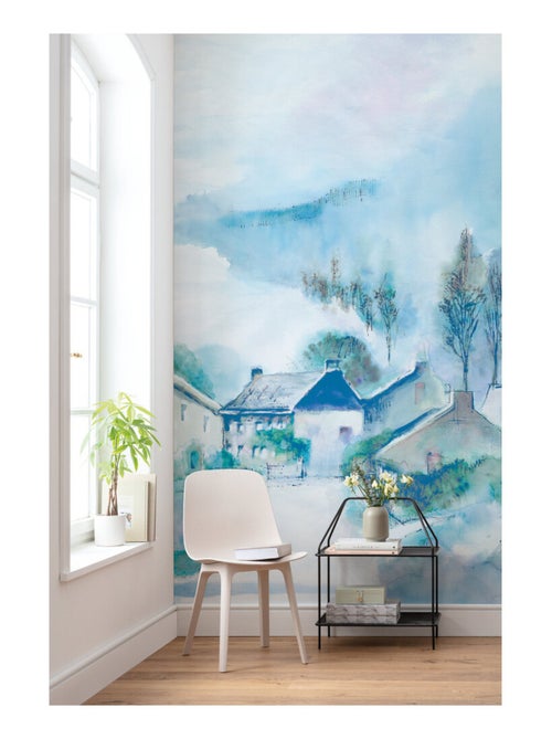Photo Murale Intissé - Maison en montagne - Kiabi