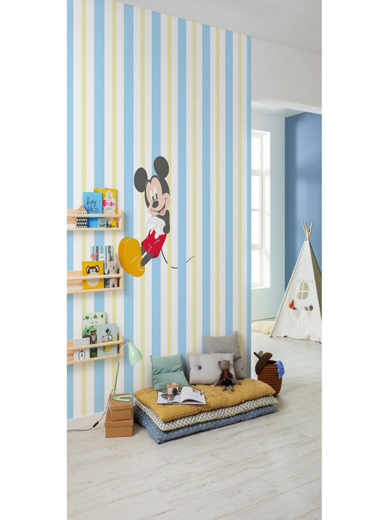Photo murale intissé - Mickey En Mode Relax Multicolore - Kiabi