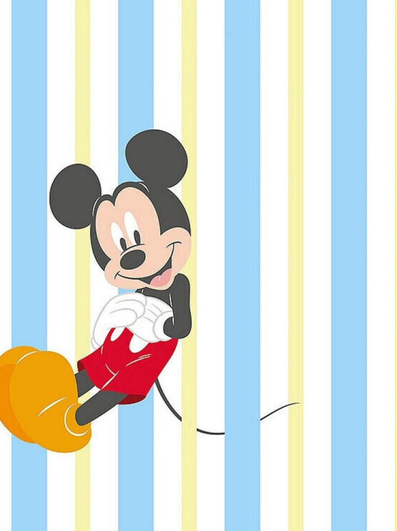 Photo murale intissé - Mickey En Mode Relax Multicolore - Kiabi