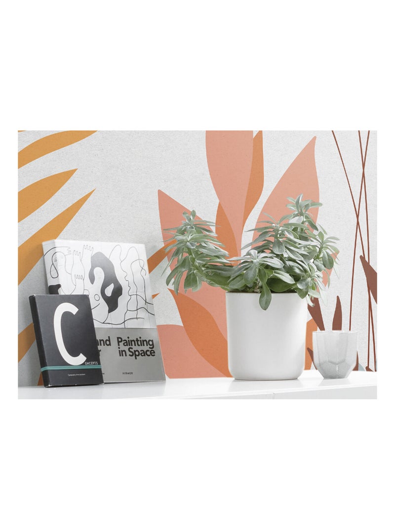 Photo Murale Intissé - Plante De Couleurs Pastels Multicolore - Kiabi