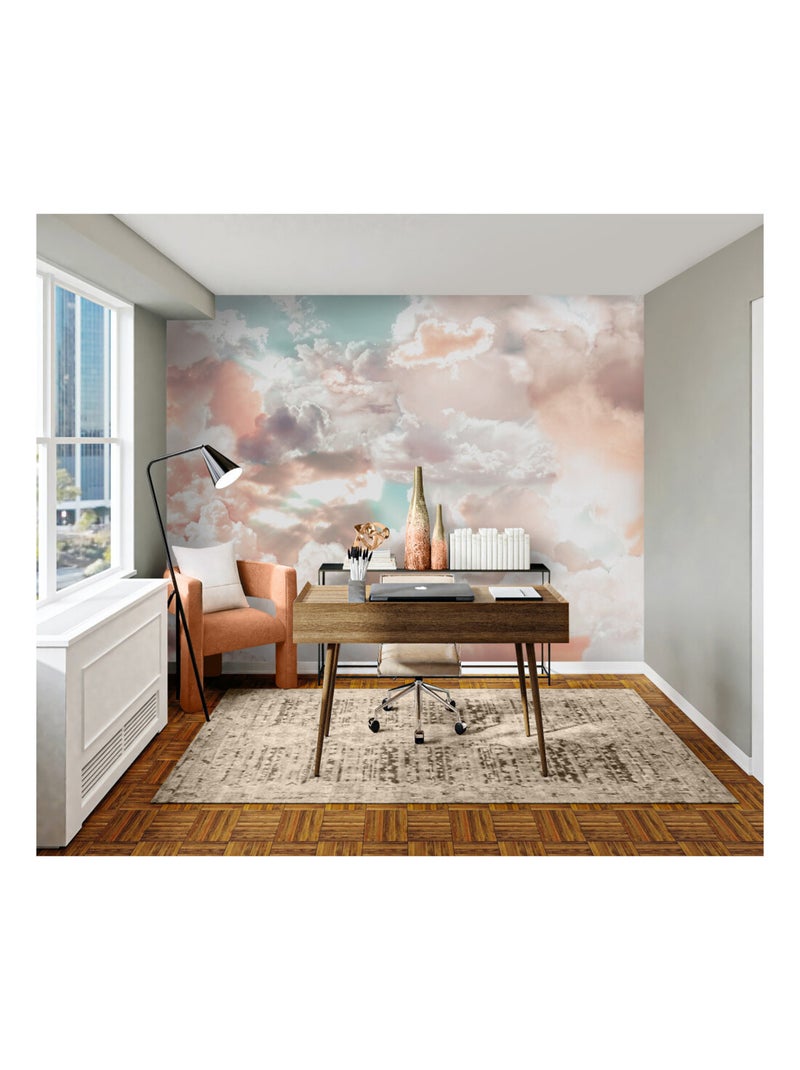 Photo Murale Intissé - Remplie de doux Nuage Multicolore - Kiabi