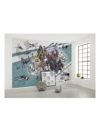 Photo Murale Intissé - Star Wars Avec plein personnages