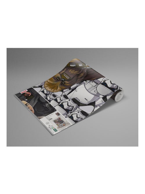 Photo Murale Intissé - Star Wars plein de personnages - Kiabi