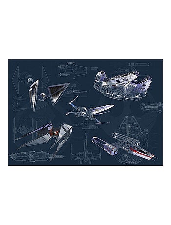 Photo Murale Intissé - Star Wars Vaisseaux