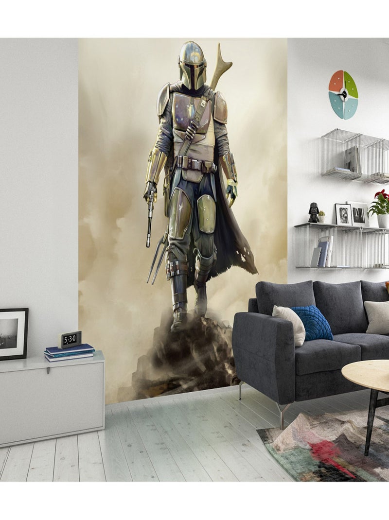 Photo Murale Intissé - The Mandalorian Multicolore - Kiabi