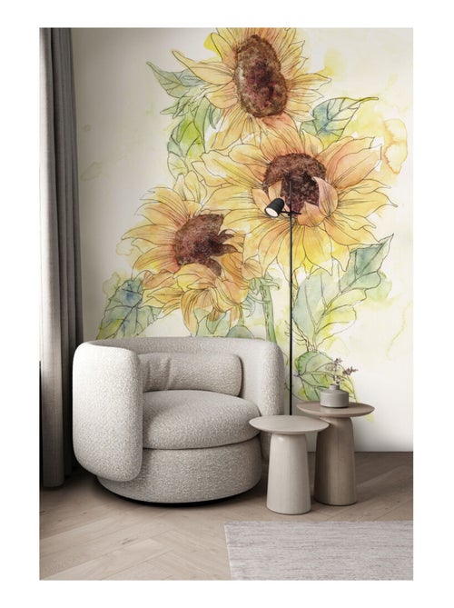 Photo Murale Intissé - Tournesols - Kiabi