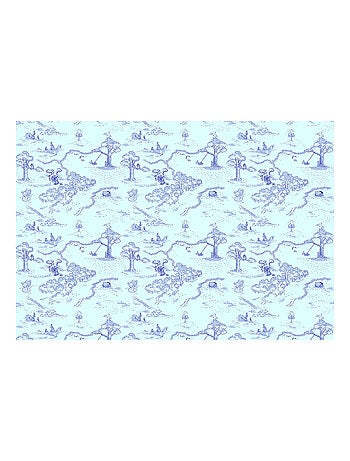 Photo Murale Intissé - Winnie l'ourson et ses amies dans la Forêt