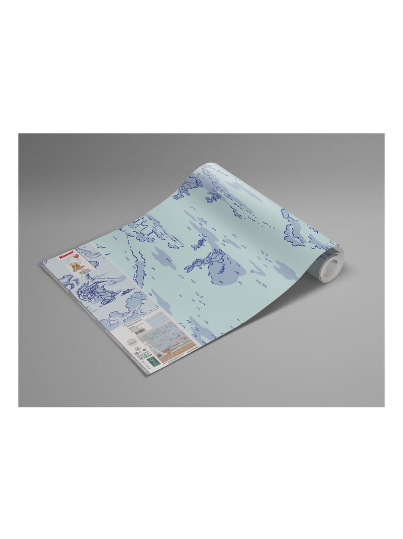 Photo Murale Intissé - Winnie l'ourson et ses amies dans la Forêt Multicolore - Kiabi