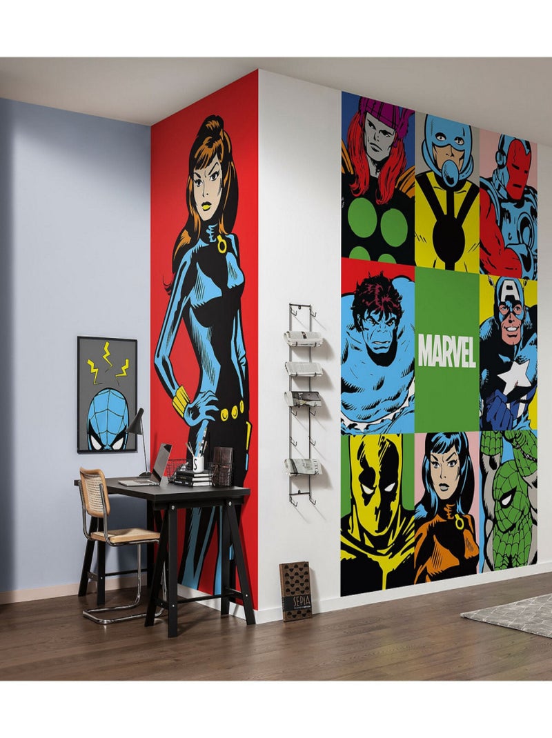 Photo murale intissé- Black Widow - La Veuve Noire Multicolore - Kiabi