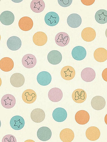 Photo murale intissé impression numérique Disney Pastel Confetti