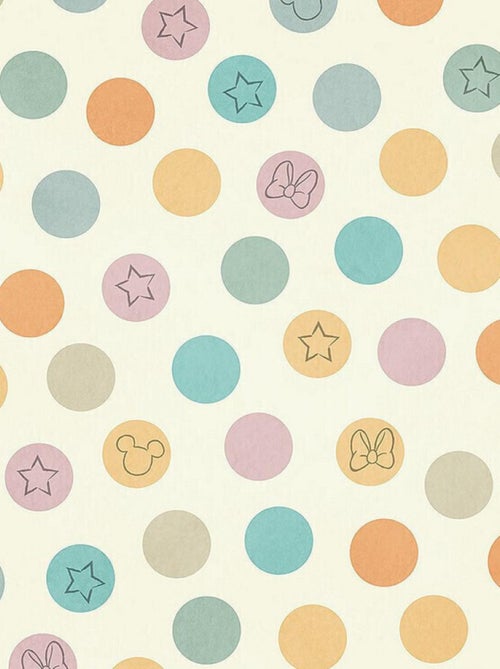 Photo murale intissé impression numérique Disney Pastel Confetti - Kiabi