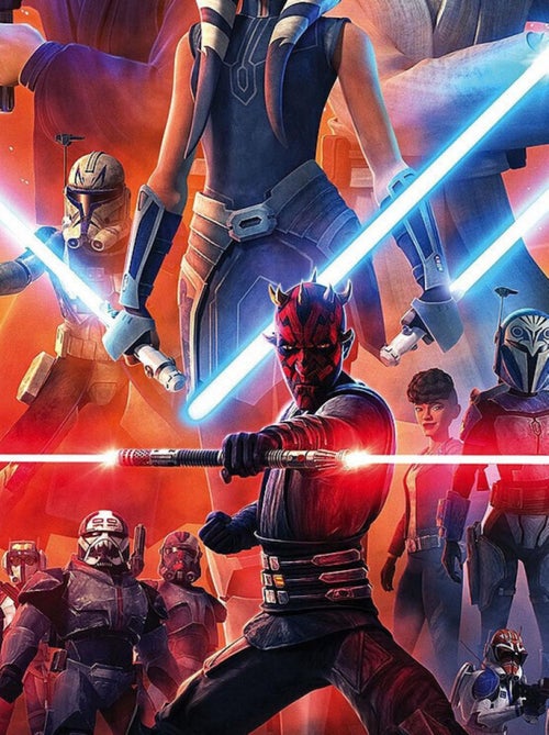 Photo murale intissé impression numérique La Guerre Des Clones - Kiabi