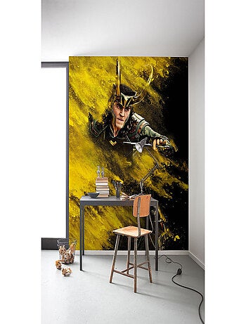 Photo murale intissé impression numérique Loki Yellow Dust
