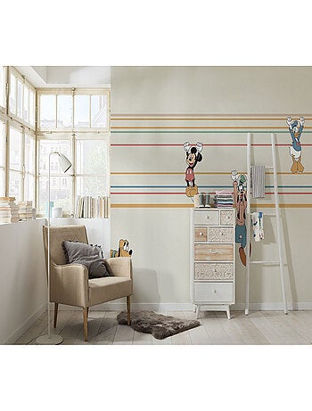 Photo murale intissé impression numérique Mickey et ses amis attrapent une barre