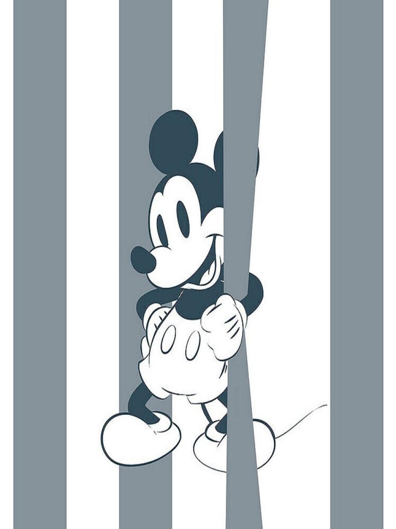 Photo murale intissé impression numérique Mickey Offbeat Multicolore - Kiabi