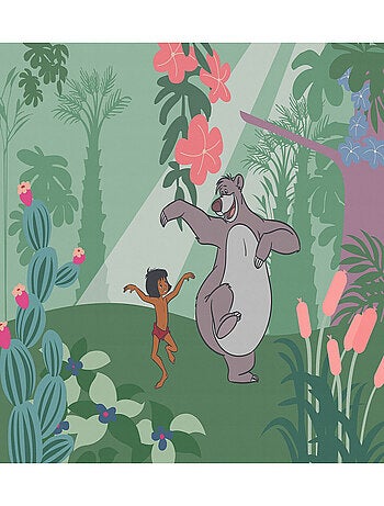Photo murale intissé impression numérique Mowgli et Baloo