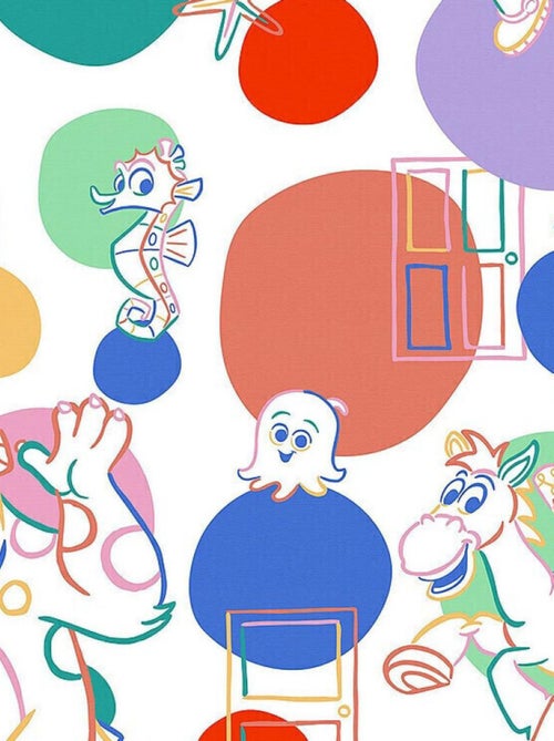 Photo murale intissé impression numérique Pixar Memories - Kiabi