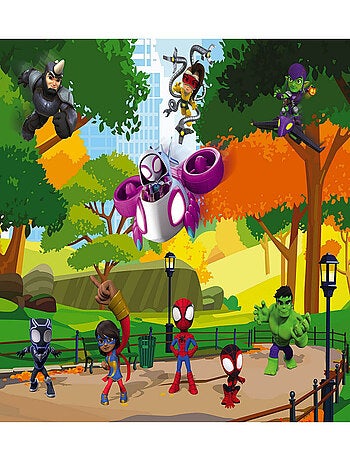Photo murale intissé impression numérique Spidey Et Ses Amis En Ville