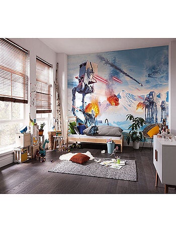 Photo murale intissé impression numérique Star Wars Hoth Showdown