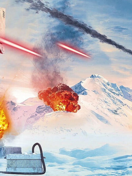 Photo murale intissé impression numérique Star Wars Hoth Showdown - Kiabi