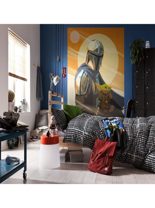 Photo murale intissé impression numérique The Mandalorian - Hunt for Grogu - Kiabi