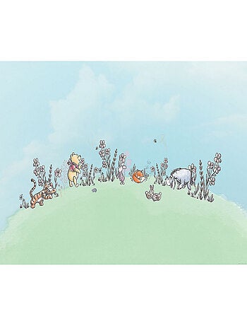 Photo murale intissé impression numérique Winnie l'Ourson balade de printemps