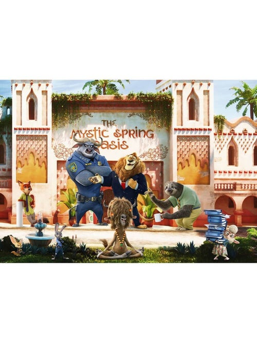 Photo murale intissé Zootopie 7 personnages - 350x250 cm - Kiabi
