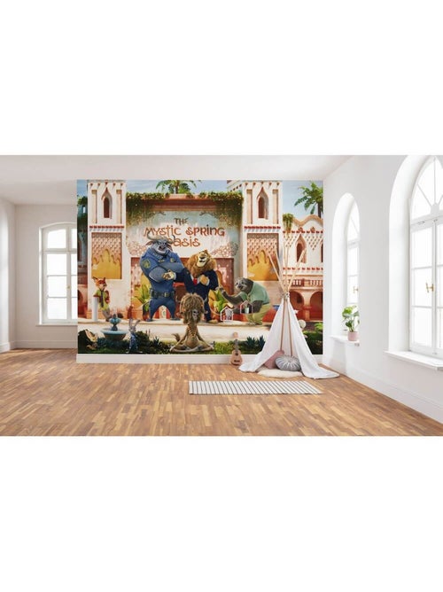 Photo murale intissé Zootopie 7 personnages - 350x250 cm - Kiabi
