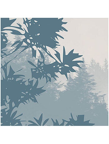 Photo Murale Ronde - A l'Aube De La Forêt